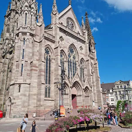 Lejlighed Mile Et Nuit Jacuzzi Privee Situe A 5 Min Du Centre De Place De Stationnement Possible Mulhouse